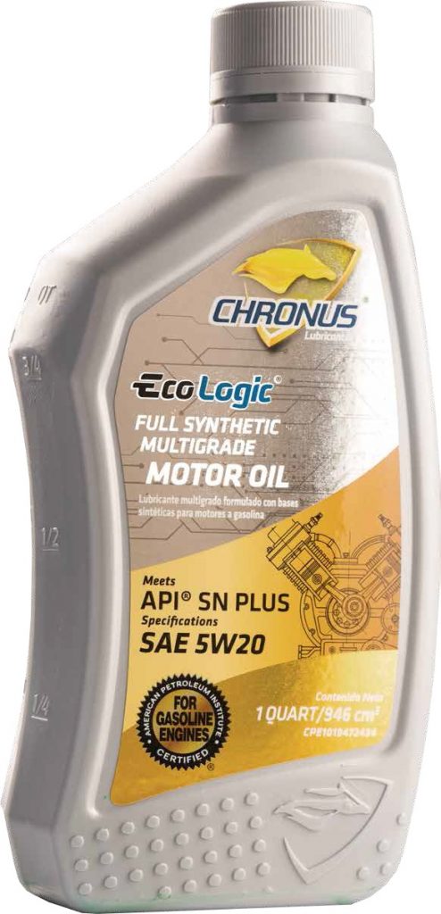 ECO LOGIC FULL SYNTHETIC MULTIGRADE MOTOR OIL API SN PLUS SAE 5W20 – Nadbio
